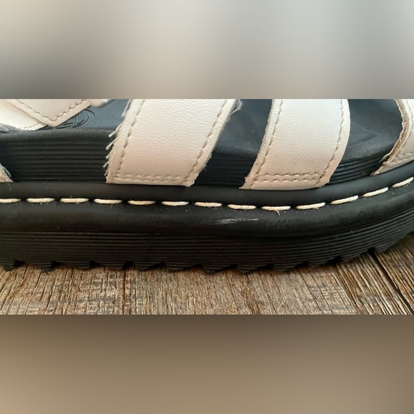 Doc Martens Sandals Blaire Women’s Size 6 Platform White Leather Gladiator - Picture 14 of 16